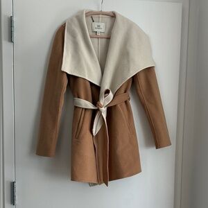 Soia & Kyo Camel and Ivory Trench Coat